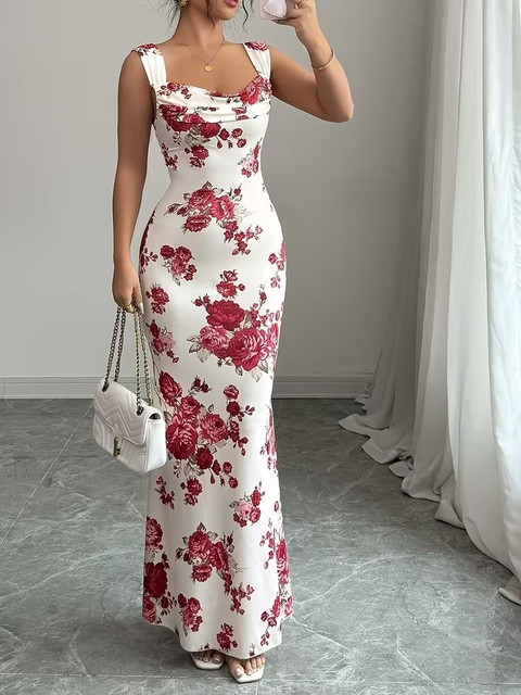 red and white bodycon dress SANEPI Women White, Maxi/Full Length Size:NUM0 Pair it with delicate x-styleCode:23SU5043 V Neck 2 Pieces