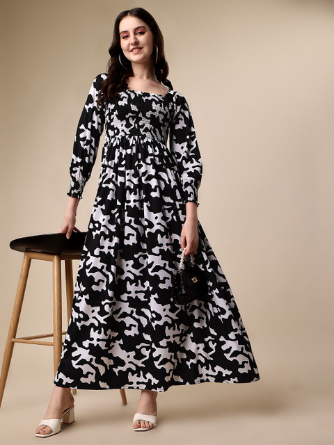plus size black and white maxi dress Honky Tonky Women Fit Flare White, Maxi/Full Length simply switch your accessories Free People 2 Piece Long Black Size:Large Geometric Knob