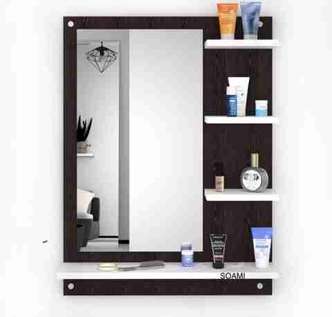 ONEDEEP Engineered Wood Dressing Table (Finish Color - , Brown / Black, DIY(Do-It-Yourself)) - Image 2