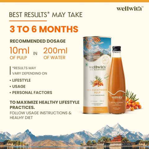 Wellwith Sea Buckthorn Juice 300ml - Image 8