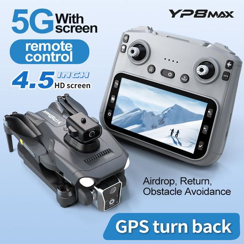 Playtastic YP8 Max GPS Drone with Camera Brushless 4.5-inch Screen Drone - Image 5