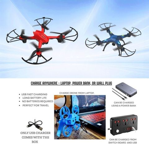 TOYOYE USB Rechargeable Mini RC Drone for Kids Hand Sensor Flying Quadcopter Drone - Image 6