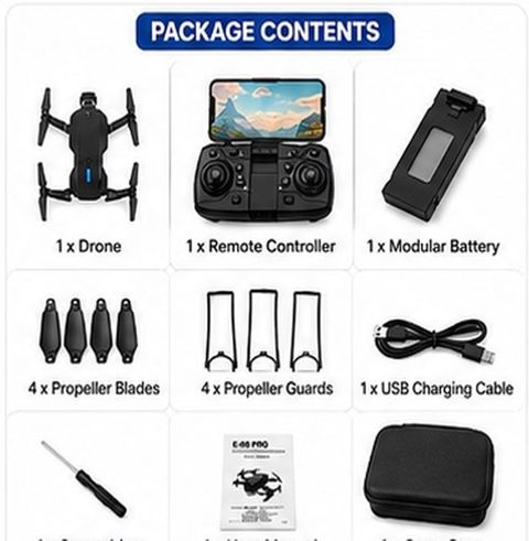 Sita 4K Dual Camera Foldable Drone - Image 6