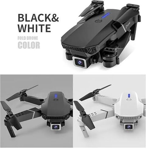 Flyzon E88 Pro WiFi Drone with 4K Vision, Smart Flight Path & Voice Command 2.4 GHz AM4 4 Core Processor Designed for Workstation (Black) - Image 6