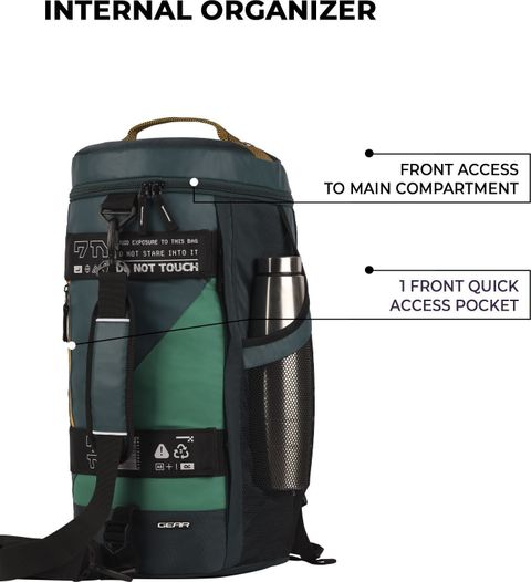 Gear Statement Maxis 2.0 36L Duffel Bag Green - Image 7