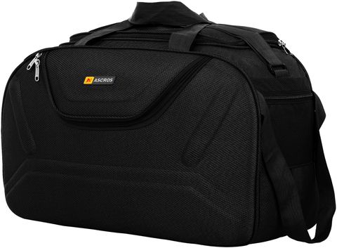 ASCROS 60 L Strolley Duffel Bag - Lightweight Rolling Duffel Bag - 2 Wheel luggage bag with top handle - Black - Large Capacity - Image 4