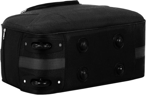 ASCROS 60 L Strolley Duffel Bag - Lightweight Rolling Duffel Bag - 2 Wheel luggage bag with top handle - Black - Large Capacity - Image 5