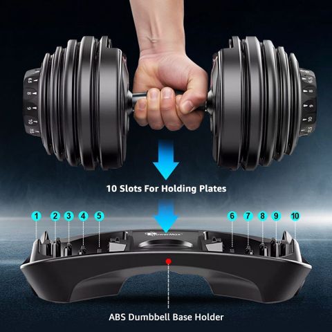 Powermax Fitness PDA-24 15-in-1 Home Gym Set, 2.5-24kg - Image 8