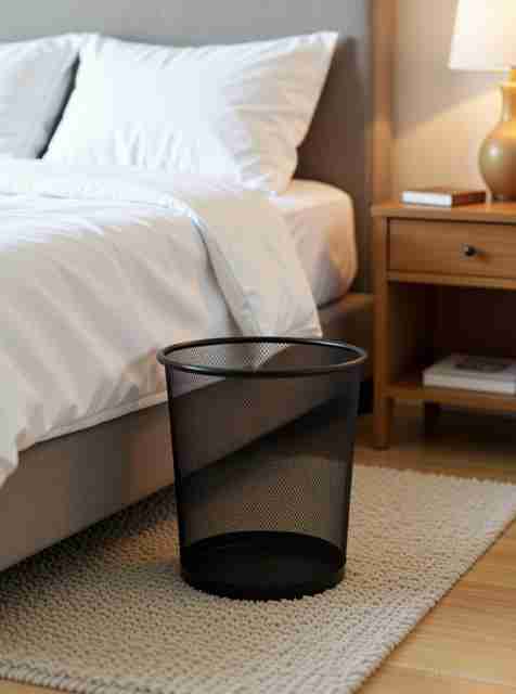 Goodwill Tech Small 9 LTR Metal Mesh Dustbin for Home, Office, School, Kitchen & Bedroom Iron Dustbin (Black) - Image 5