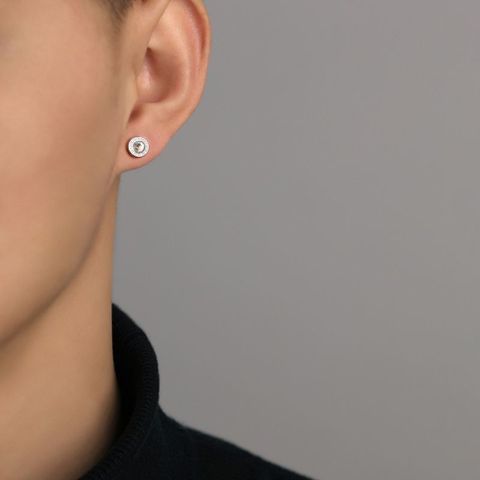 Salty Alpha Gentleman's Stainless Steel Stud Earrings for Men & Boys - Image 6