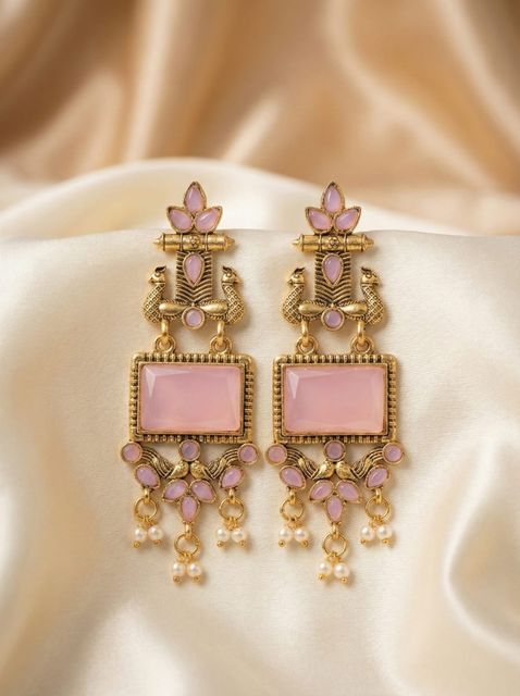 Vastaraj Ear Rings for Women Traditional Jhumki Earrings Collection Beads Alloy Drops & Danglers, Earring Set, Hoop Earring, Clip-on Earring - Image 8