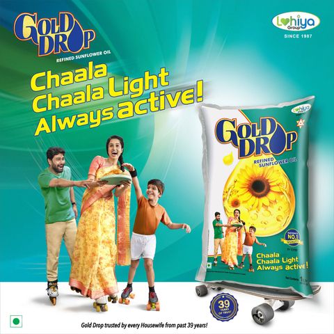 Gold Drop Refined Sunflower Oil (1 L) - Image 4