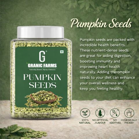 Granic Farms Raw Pumpkin Seeds 500g - Image 5