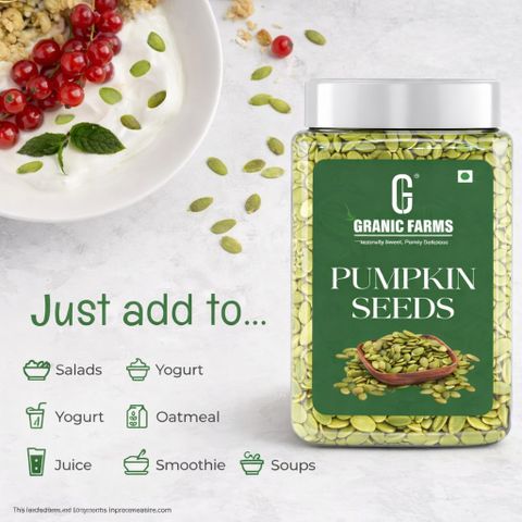 Granic Farms Raw Pumpkin Seeds 500g - Image 4