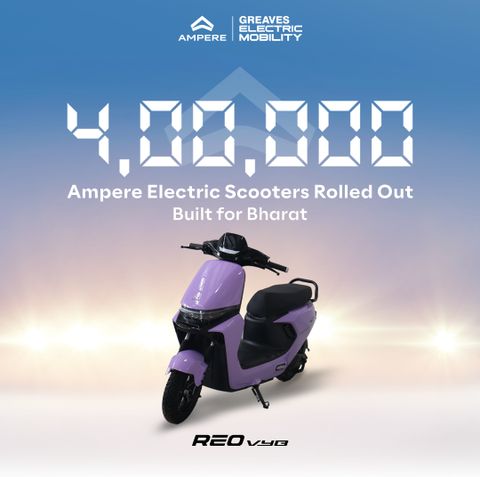 Ampere Reo Vyb Electric Scooter 80 km Range LFP Battery - Image 6