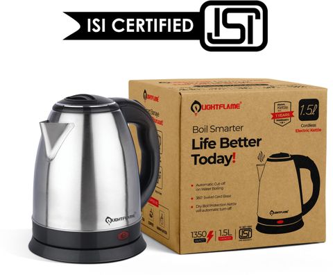 LIGHTFLAME LFEK15B Electric Kettle 1.5L Black - Image 7