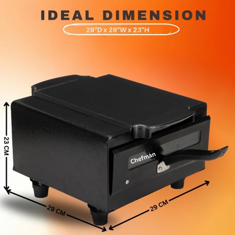 Chefman 10-Inch Electric Tandoor, Pizza Maker, Multi-Purpose Oven - Image 4