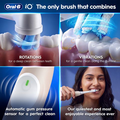 Oral-B iO2 Gentle Clean Electric Toothbrush, 3 Modes, Pink - Image 6