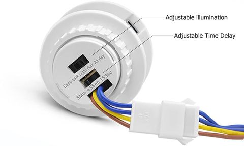 LOREM LR-SN02 (Adjustable) (Input: 240V AC|Output: 40W) Auto On/Off Infrared 3 A Motion Sensor Electrical Switch (Pack of 1 Number of Switches - 1) - Image 8