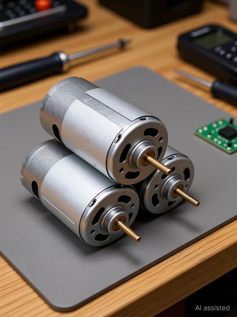 Gadariya King 3 Pcs 12v 555 DC Motor 12000rpm High Speed for DIY Projects RS-555 Multipurpose DC Brushed Motor - Image 4
