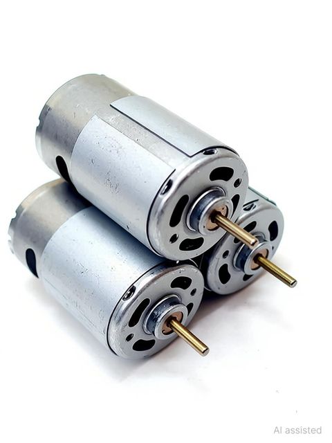 Gadariya King 3 Pcs 12v 555 DC Motor 12000rpm High Speed for DIY Projects RS-555 Multipurpose DC Brushed Motor - Image 5