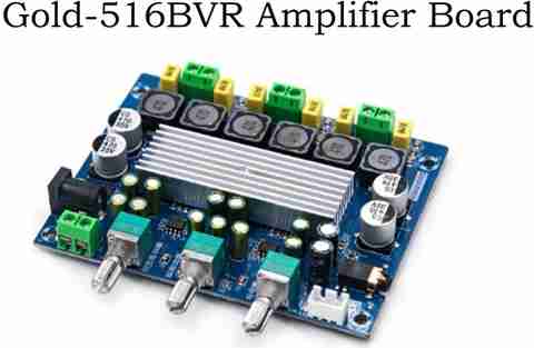 3REE QUALITY Gold-516BVR 2*50W+100W 5.0 TPA3116D2 Subwoofer Amplifier Board Electronic Components Electronic Hobby Kit - Image 3