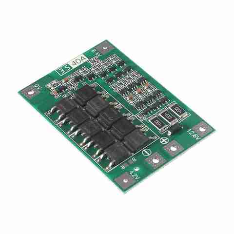 HouseOfCommon 3S 12V 40A PCB BMS Protection Board for 18650 Li-ion Battery Cell Module Electronic Components Electronic Hobby Kit - Image 2