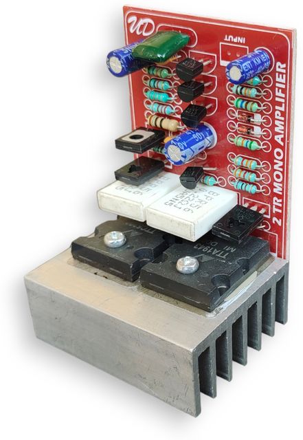 High Tech 2 Transistor MONO Pre-Amp Board, Max Power Reach 200W