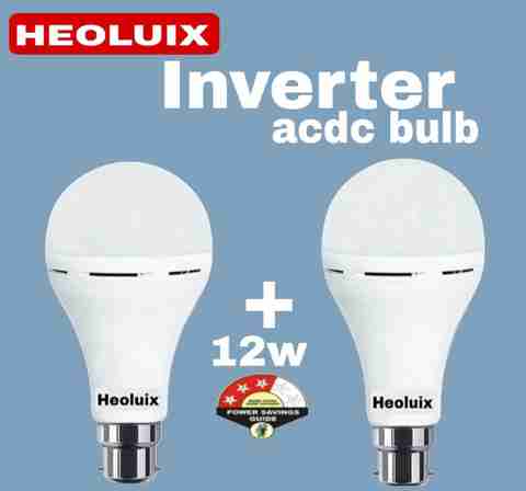 heoluix 12 Watt Charging Bulb 4 hrs Bulb Emergency Light (White) - Image 5