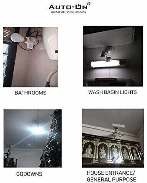 auto-on Light Sensor Fixture (0.3 Watts) (Convert any Bulb to Automatic) (Electricity Saver) Pack of 1 à¤à¤®à¤°à¤à¥à¤à¤¸à¥ लाà¤à¤ (सफà¥à¤¦) - Image 7