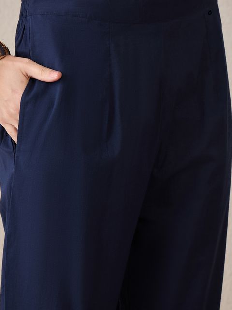 Indo Era Women Pure Cotton Kurta Pant Set - Image 8