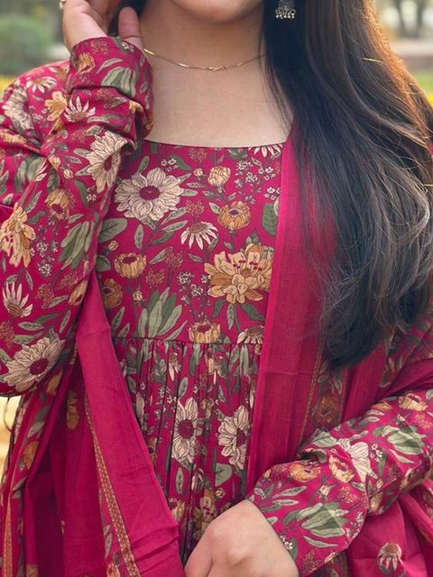 Divastri Women Viscose Rayon Kurta Palazzo Dupatta Set - Image 7