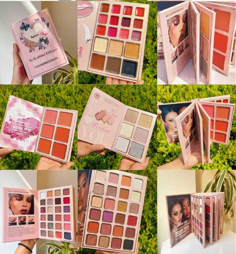 Winble 5-in-1 Foldable Makeup Palette | All-in-One Makeup Book for All Skin Tones 96 ml (multicolor) - Image 7