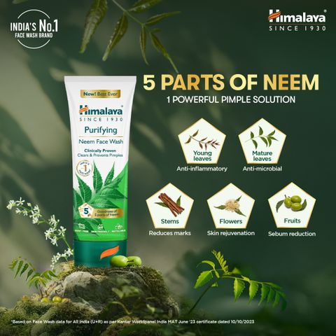 HIMALAYA Purifying Neem|Clinically proven to fight against acne and pimples|100% naturally derived Neem for both men and women Face Wash (400 ml) - Image 8