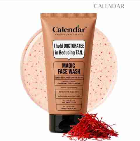 Calendar Magic Face wash | Tan Removal, Skin Brightening & Radiant Glow 97 Face Wash (100 ml) - Image 3
