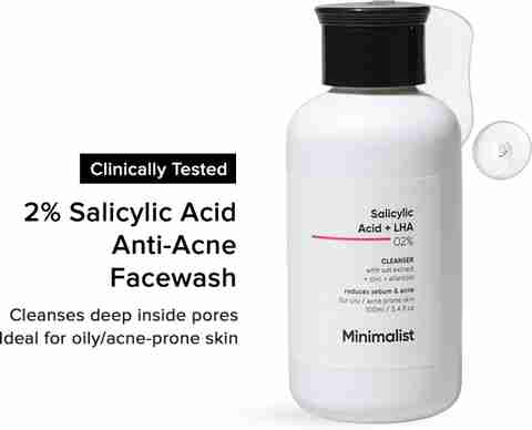 Minimalist 2% Salicylic Acid Face Wash 100ml - Image 2
