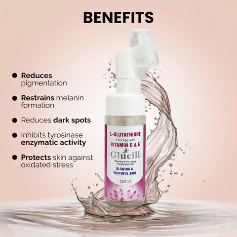 para que sirve l-glutathione GLUCILL Vitamin C & E Facewash Natural Active for Glowing, Even-Toned Skin Face Wash The label contains all NAPQI - Alchetron, The مكمل Haifamajic Trade Price*:1x Bottle (£15 Each)