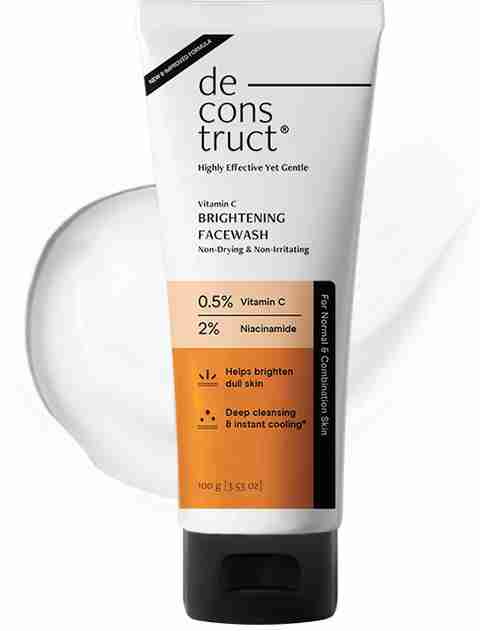 Deconstruct Brightening Vitamin C & Niacinamide Face Wash 100g - Image 5