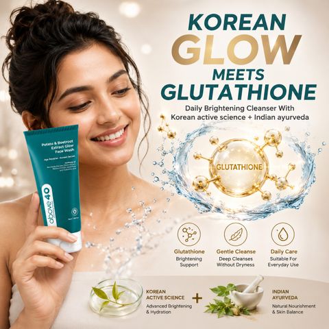 glutathione ayurveda Above40 ANTI- AGEING & BRIGHTENING GLOW FACE WASH-50L Face Wash блясък на кожата Type:Capsules COLUMBIA DRIP BAR -