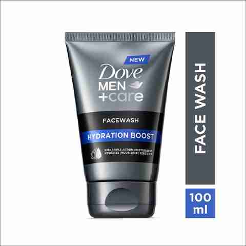 Dove Men+Care Hydration Boost Face Wash, 100ml - Image 5