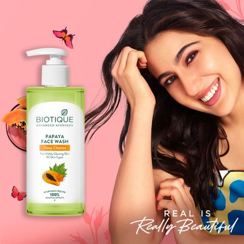 BIOTIQUE Papaya Deep Cleanse Face Wash, 300 ml - Image 6