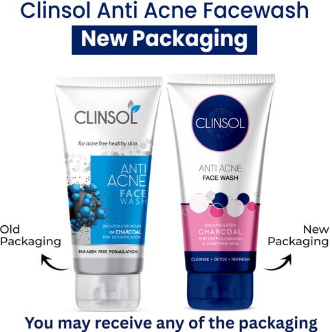 Clinsol Anti-Acne Charcoal Face Wash with Aloe Vera & Meadowsweet, - Image 6