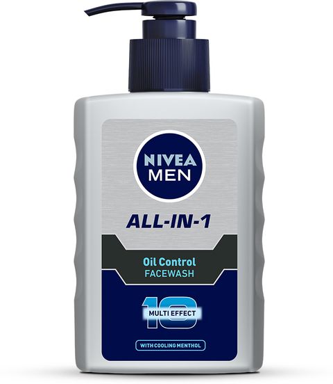 Nivea Men All-In-1 Oil Control Menthol Pump for Excess Oil & Dirt Removal Face Wash (150 ml) - Image 6