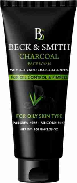 BECK AND SMITH charcoal neem deep cleansing anti bacterial oil control tan removal men women Face Wash (100 g) - Image 4