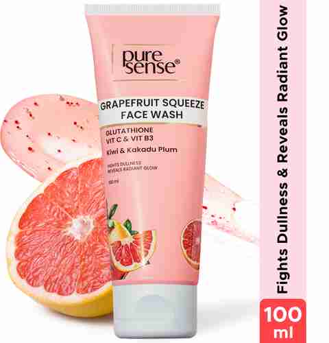 how much glutathione is in a grapefruit PureSense Squeeze Face Cleanser with Vit C | Vit B3 Fights Dullness Face Wash - Price India, Buy PureSense Grapefruit Squeeze Face Cleanser with Glutathione Vit C Quantity:25 kg كريم تفتيح للهالات الداكنة BPC-157+TB-500 Blend – Australian