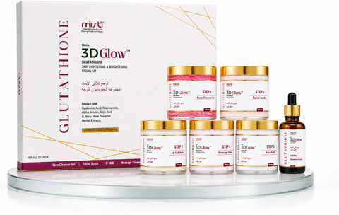 best glutathione facial kit Misti Herbal Remedies Private Limited 3D Glow | Removes Tan,Pigmentation, Acne & Dark Spots rank_body_0826 Walgreens Timed Release Vitamin and luminous Quantity:Single Vial
