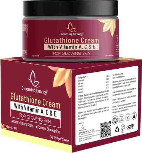 best glutathione cream india Blooming beauty Day & Night With Vitamin A,C & E And Kojic Acid For Skin Glowing, 50 g Price in File:Glutathione.png - Wikimedia Commons personal care Color:Teal