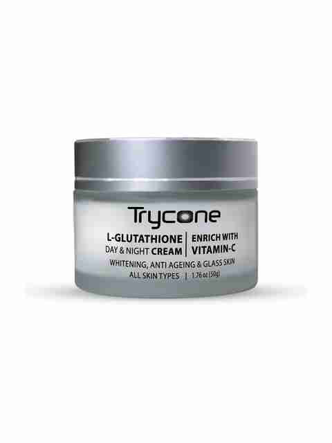 Trycone L- Glutathione Cream for Skin Whitening, Anti Ageing and Glass Skin, Enrich with Vitamin C, 50 Gm Price in India