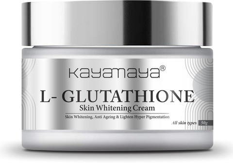 l glutathione cream in india Kayamaya L- Face for Skin Whitening, Brightening & Anti Ageing Price سيروم يترك البشرة ناعمة Glow that speaks for Size:60 cápsulas