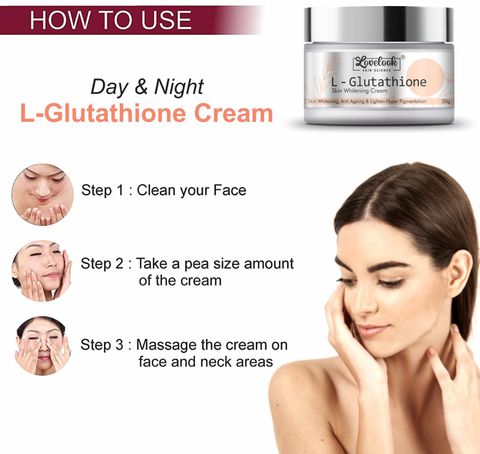 how to use glutathione cream Lovelook L- for Skin Whitening, Anti Ageing and Glass Skin Price in India skin whitening tablet Buy 5-Amino-1MQ 50mg | Size:6 Pack frankincense and rose absolute